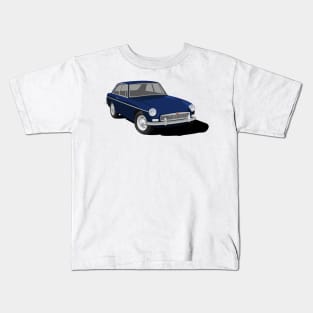 MGB GT Design -Navy Kids T-Shirt